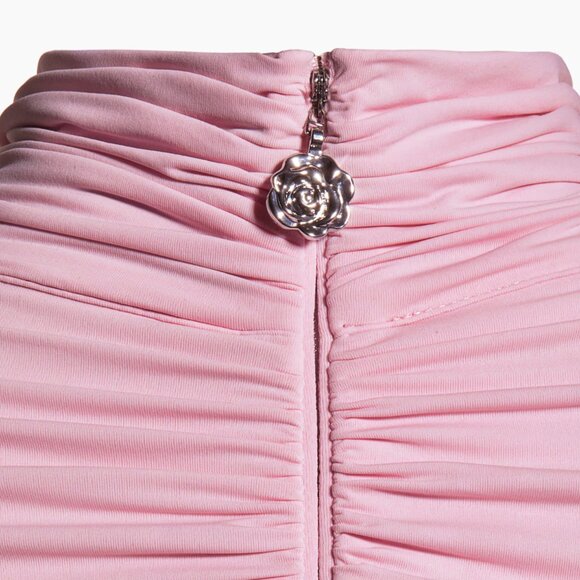 Magda Butrym x HM - Rose-Appliquéd Mock Turtleneck Dress - Picture 4 of 4